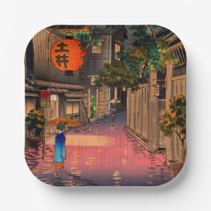 Tsuchiya Koitsu - Abend bei Ushigome Pappteller