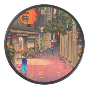 Tsuchiya Koitsu - Abend in Ushigome Eishockey Puck
