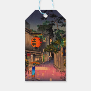 Tsuchiya Koitsu - Abend in Ushigome Geschenkanhänger