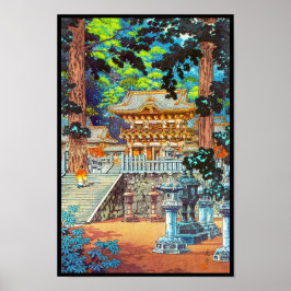 Tsuchiya Koitsu Das Tor Yomei, der Nikko-Schrein Poster