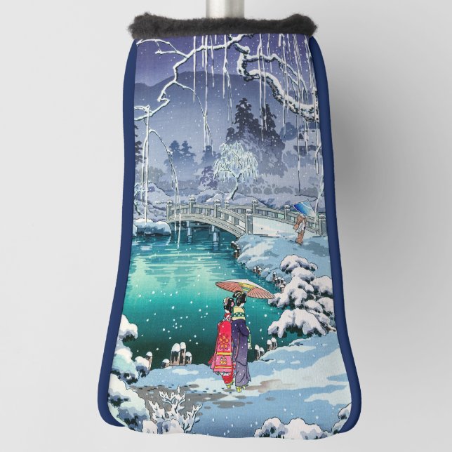 Tsuchiya Koitsu - Frühjahrsschnee bei Maruyama Golf Headcover (Rotieren 90)