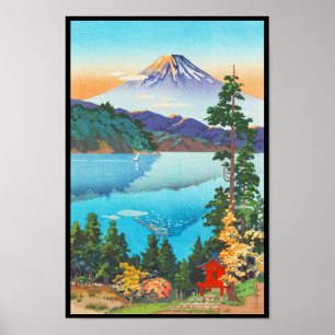 Tsuchiya Koitsu Lake Ashi in den Hakone Hills Poster