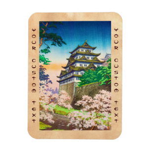 Tsuchiya Koitsu Nagoya Schlossschienbein hanga Magnet