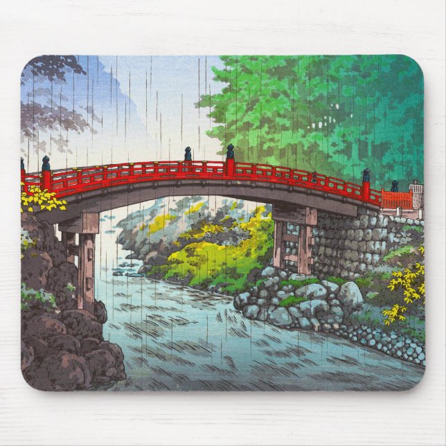 Tsuchiya Koitsu Nikko Sacred Bridge japanische Sze Mousepad (Vorne)