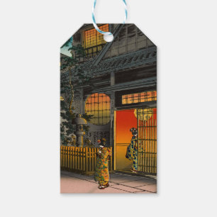 Tsuchiya Koitsu - Seitenstraße Araki in Yotsuya Geschenkanhänger