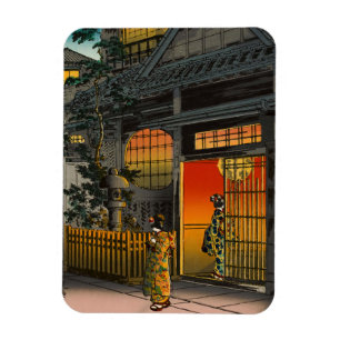 Tsuchiya Koitsu - Seitenstraße Araki in Yotsuya Magnet