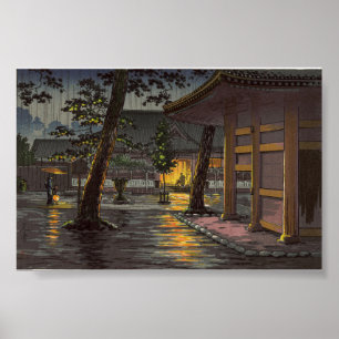 Tsuchiya Koitsu skizziert Takanawa Sengakuji Tempe Poster