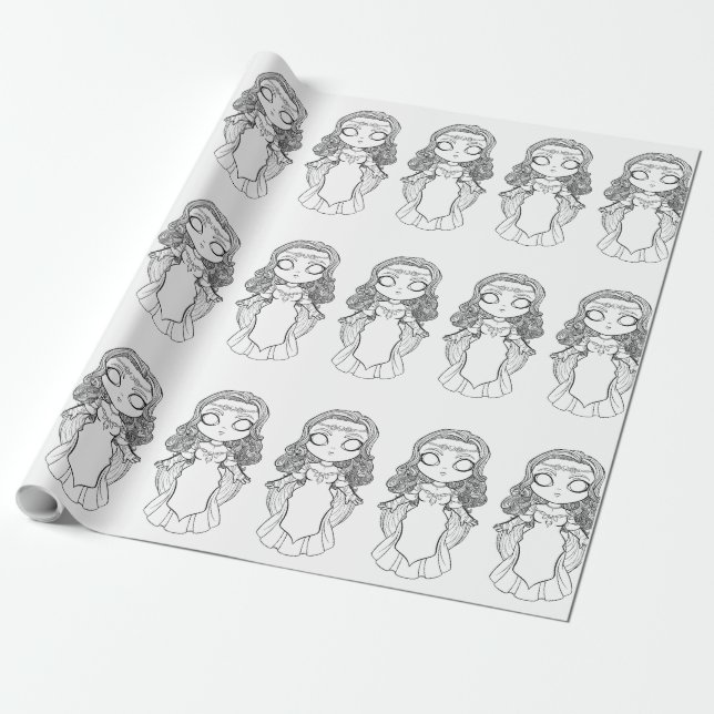 Tsuki Tenjo Geschenkpapier (Ungerollt)