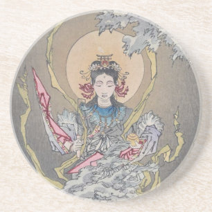 Tsukioka Yoshitoshis Göttin im Meer Untersetzer