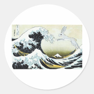 TSUNAMI BUNNY RUNDER AUFKLEBER