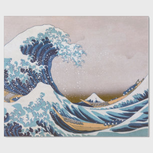 Tsunami Great Wave off Kanagawa Japan by Hokusai Geschenkpapier