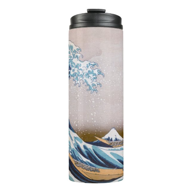 Tsunami Great Wave off Kanagawa Japan by Hokusai Thermosbecher (Vorderseite)