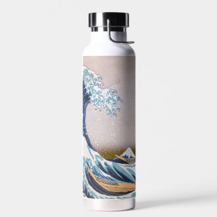 Tsunami Great Wave off Kanagawa Japan by Hokusai Trinkflasche
