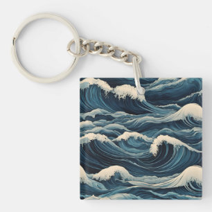Tsunami Waves Schlüsselanhänger