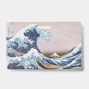 Tsunami-Welle vor Kanagawa Japan von Hokusai Ausweis