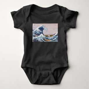 Tsunami-Welle vor Kanagawa Japan von Hokusai Baby Strampler
