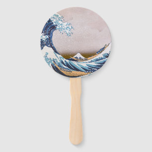 Tsunami-Welle vor Kanagawa Japan von Hokusai Fächer