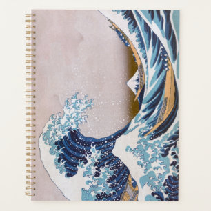 Tsunami-Welle vor Kanagawa Japan von Hokusai Planer