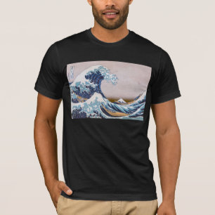 Tsunami-Welle vor Kanagawa Japan von Hokusai T-Shirt