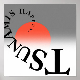 TSUNAMIS PASSIERT! POSTER