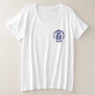 Tsundoku Club Buchliebhaber Bibliophile Booktok Große Größe T-Shirt