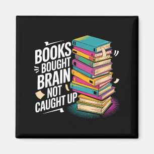 Tsundoku-Definition Bibliophiler Bücherwurm Buchli Magnet