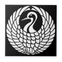 Tsuru Crane tile