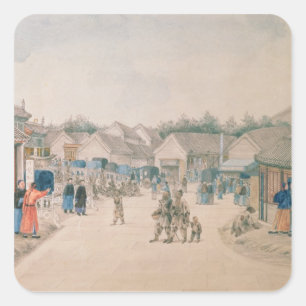 Tsyan-Minh Brücke Quadratischer Aufkleber