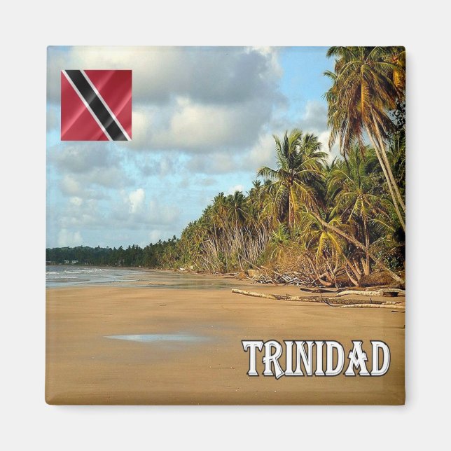TT009 TRINIDAD, Mayaro Beach, Kühlschrank Magnet (Vorne)
