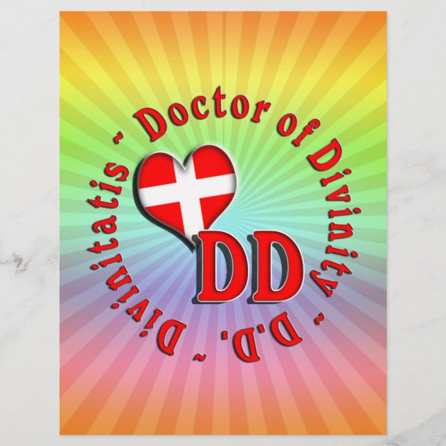 TT CIRCULAR ACRONYM LOGO DOKTOR DER DIVINITÄT (Vorderseite)