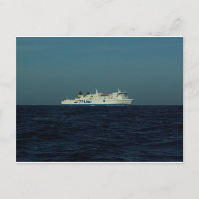 TT Line Fähre Postkarte (Vorderseite)