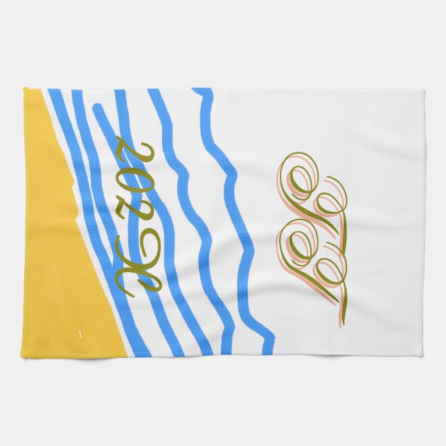 TT Monogramm  Geschirrtuch (Horizontal)