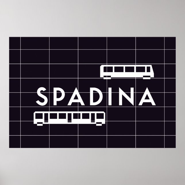 TTC - Bahnhof Spadina Bahnhof Bahnhof Plakat (Vorne)