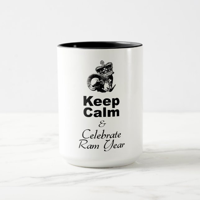 TTCM2 für das Jahr "Kalm" und "Celebrate Goat" beh Tasse (Zentrum)