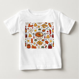 Tteokbokki Topokki-Muster Baby T-shirt