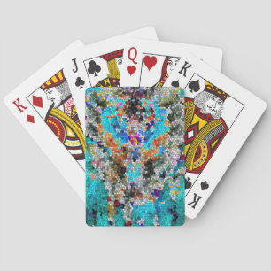 TTEQOTGCubismusINV SGDRKDP BLAU Spielkarten