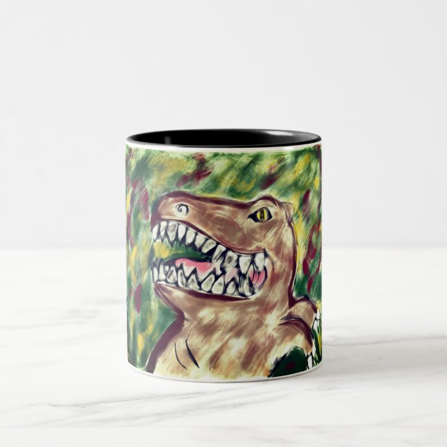 tTrex Zweifarbige Tasse (Mittel)