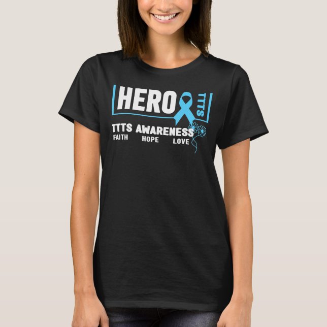 TTTS Hero Twin to Twin Transfusion Syndrome Awar T-Shirt (Vorderseite)