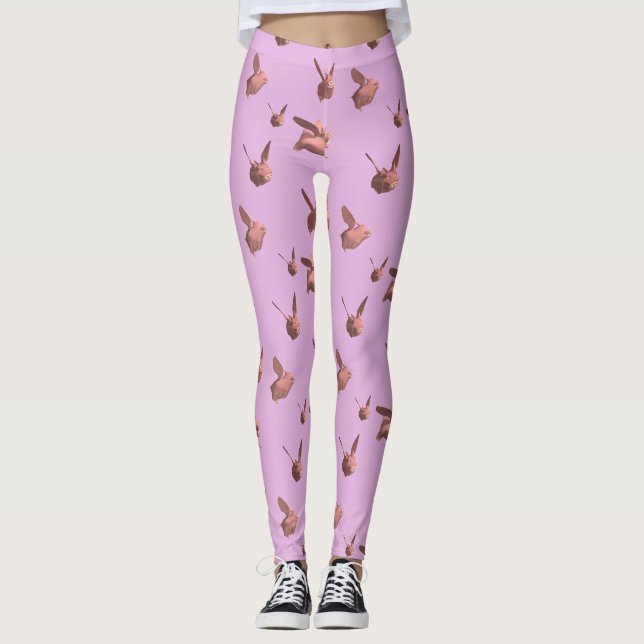 TTTs - wenn Schweine… fliegen Leggings (Vorderseite)
