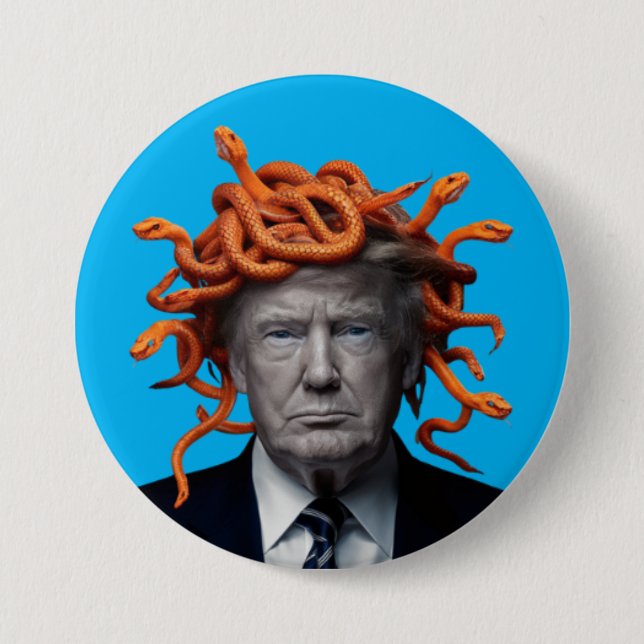 Ttump Medusa Button (Vorderseite)