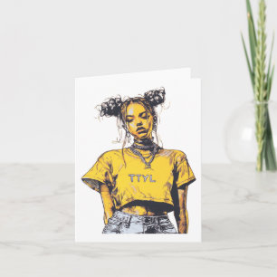 Ttyl Vibes Sticker Karte