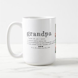 Tu aimes grand-père Mug  Deux photos de café manus