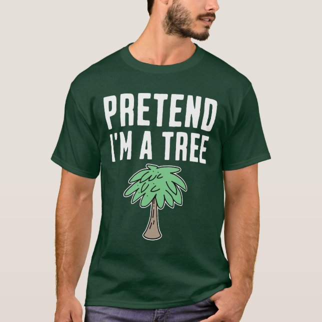 Tu als Baum vor T-Shirt (Vorderseite)
