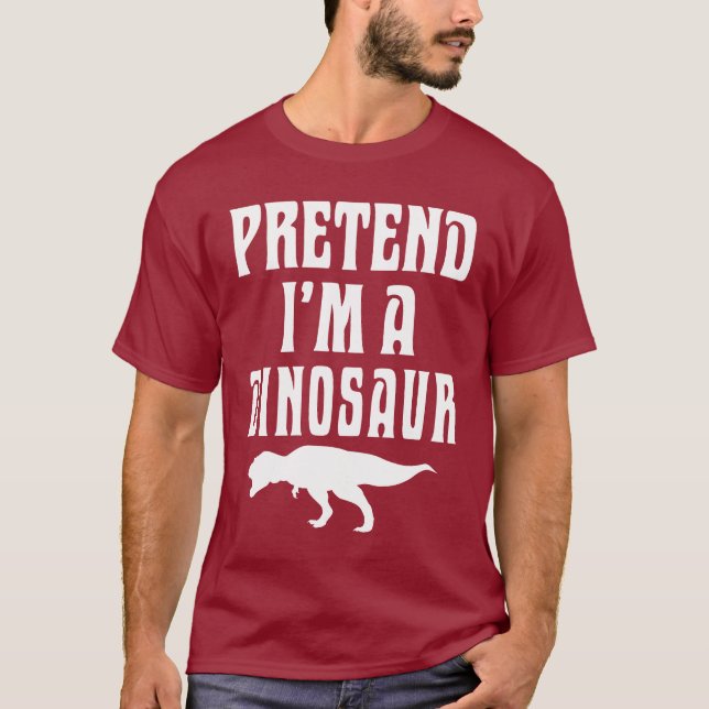 Tu als Dinosaurier T-Shirt (Vorderseite)