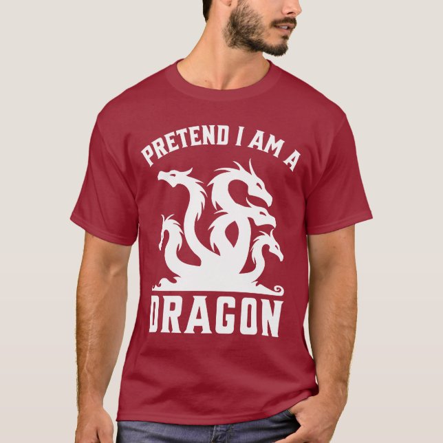 Tu als Drache T-Shirt (Vorderseite)