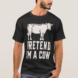 Tu als Kuh verkleiden T-Shirt