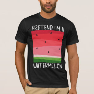 Tu als Wassermelone Lustig T-Shirt