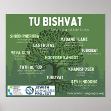 Tu Bishvat - Neujahr der Bäume - in 10 jüdischen