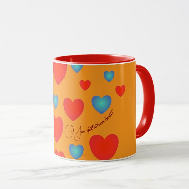 Tu dois avoir du cœur, tasse (Devant droit)