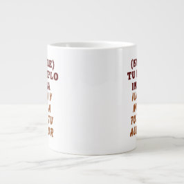TU EJEMPLO INSPIRA REGALO PERSONALIZADO (NOMBRE) Jumbo-Tasse